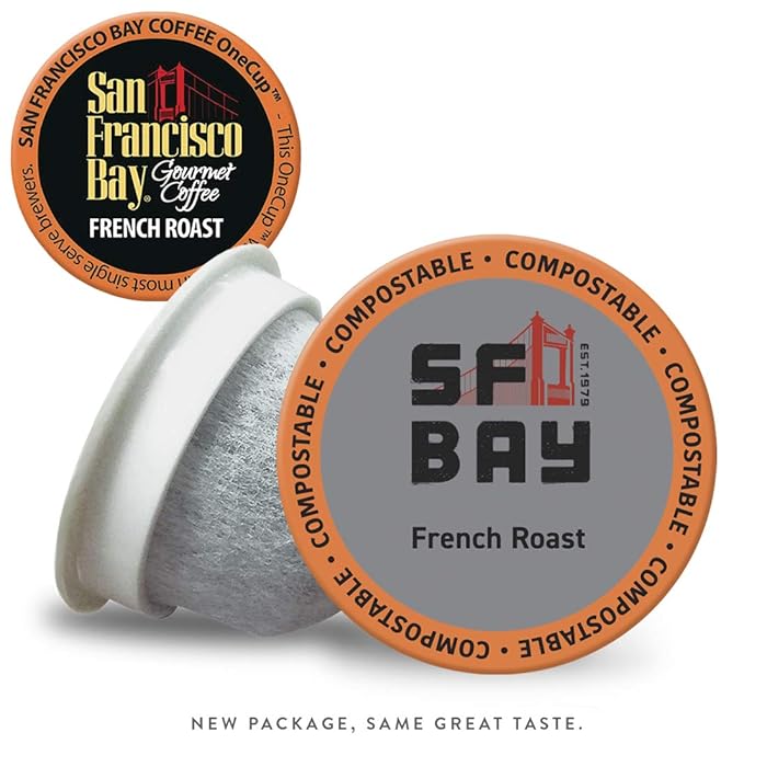 San Francisco Bay OneCup, French Roast, Single Serve Coffee K-Cup Pods (120 Count) Keurig Compatible