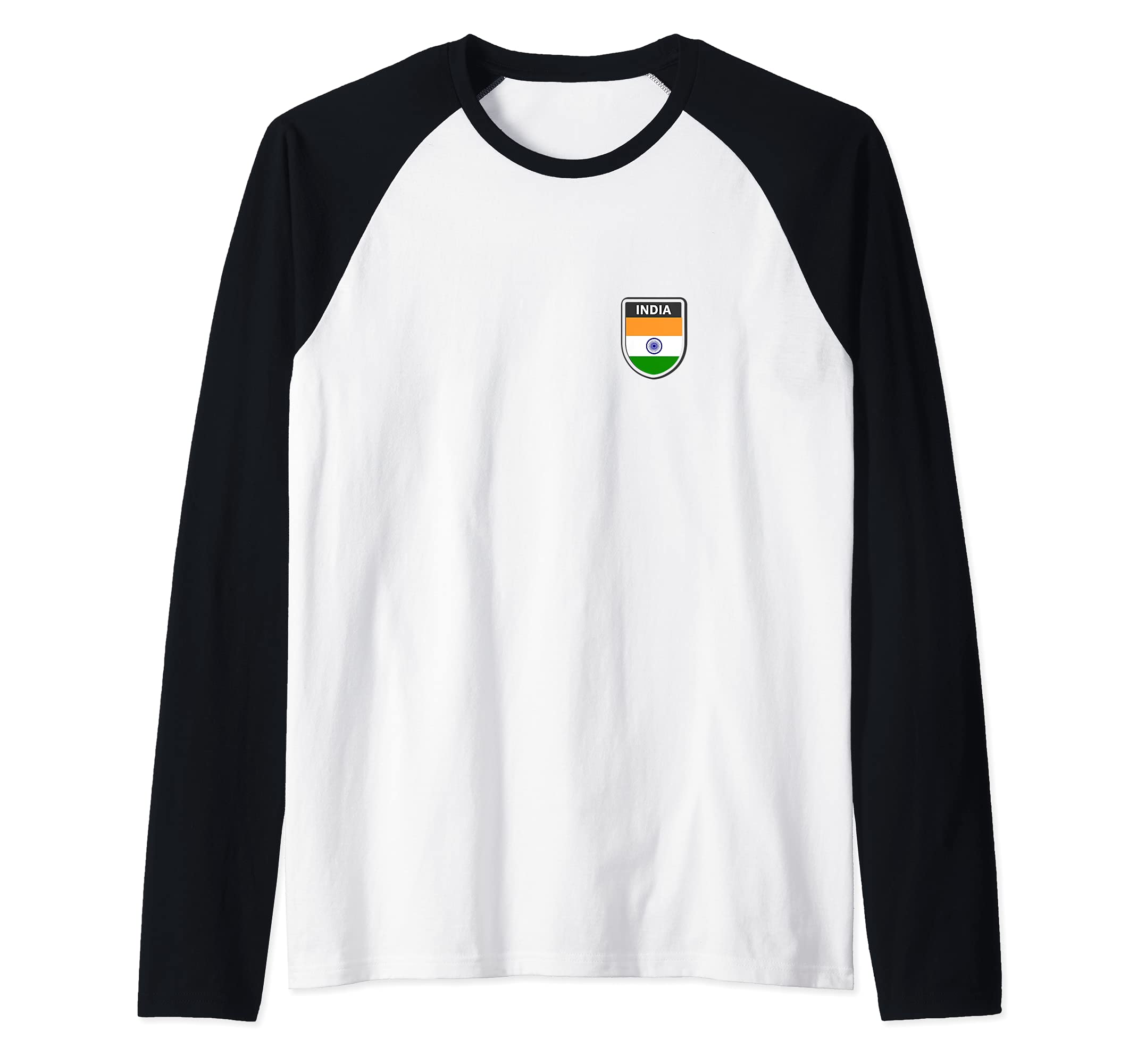 Flag India Raglan Baseball Tee