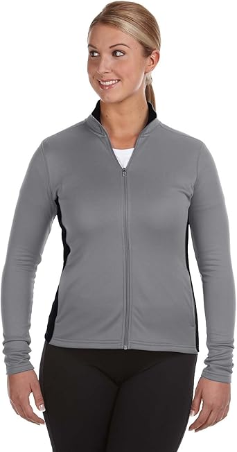 champion s270 performance colorblock full zip jacket