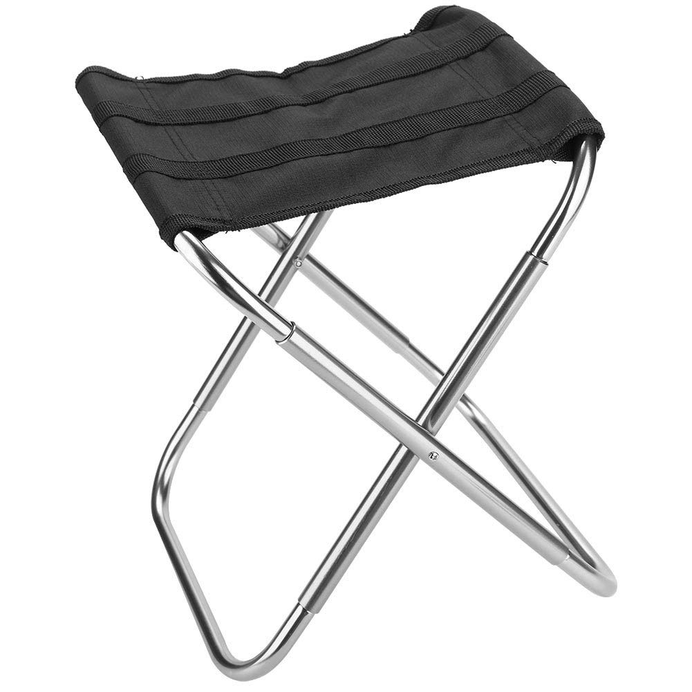 Demeras Portable Fishing Folding Stool with Carry Bag Aluminum Alloy Camping Chair for Adults Ideal for Picnic Travel Fishing