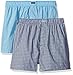 Calvin Klein Men's 2 Pack Cotton Classic Traditional Fit Woven Boxer