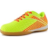 Hawkwell Kids Athletic Indoor Comfortable Soccer Shoes(Toddler/Little Kid/Big Kid)