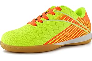 Hawkwell Kids Athletic Indoor Comfortable Soccer Shoes(Toddler/Little Kid/Big Kid)