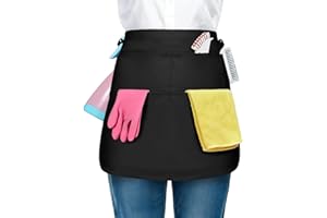 Cleaning Apron 5-Pocket Waterproof Professional Cleaning Apron For Housekeeping Made for Pro Cleaners