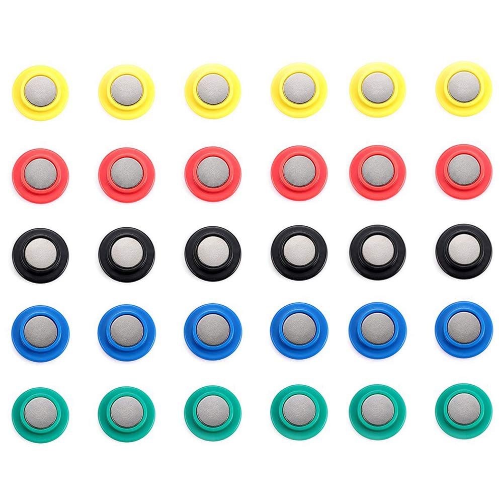 30Pcs Heavy Duty Refrigerator with Assorted Colors, 20mm