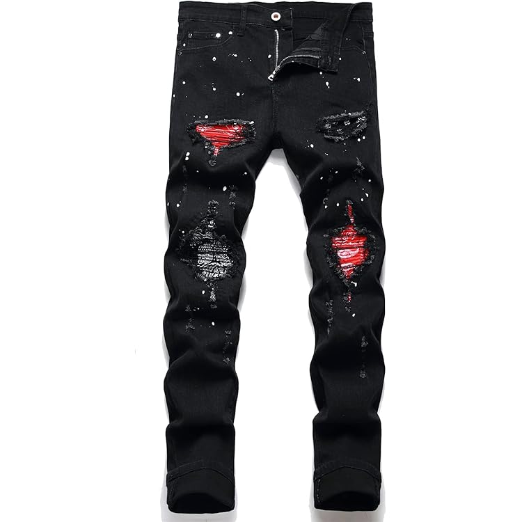 パンツ Lagust 00s emo damage denim pants Bleached Emo Pants – Broken Dollz