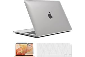 iBenzer Compatible with New MacBook Air 13 inch case 2022 2021 2020 M1 A2337 A2179 A1932, Hard Shell Case&Keyboard Cover&Scre