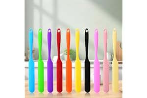 1PC Premium Silicone Scraper Spatula, 10.5" One-Piece Baking Tool for Cakes Butter Mixing, Heat-Resistant Flexible Pastry Spr