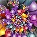 5D DIY Diamond Painting, Staron Full Drill Diamond Embroidery Rhinestone Painting Cross Stitch Kit Wall Art Decor 5D Diamond Painting by Number Kits Home Decor, Mandala (Flowers❤️)