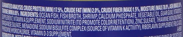 FANCY FEAST GOURMET WET CAT FOOD, FISH AND SHRIMP FEAST, FLAKED, 3 OZ CAN