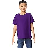 Gildan Youth Heavy Cotton 100% Cotton T-Shirt 20F Purple Large