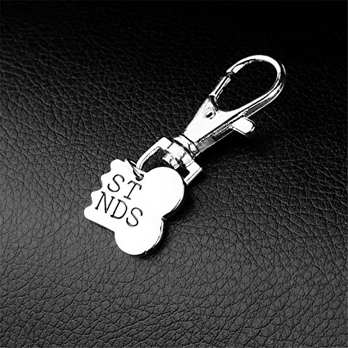 image for ShiQiao BFF Friendship Necklace Key Chain Best Friends Charm Necklace 