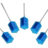 MUNKCARE Oral Care Swabs Disposable- Blue 100 Counts