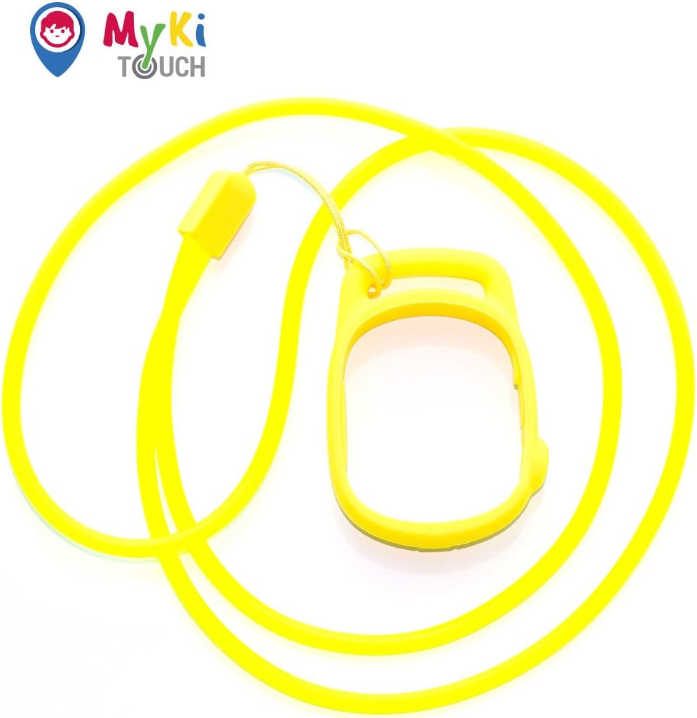 MyKi Touch Necklace Accessory Neck Strap Chain Fit All MyKi Watches (Blue) (Yellow)