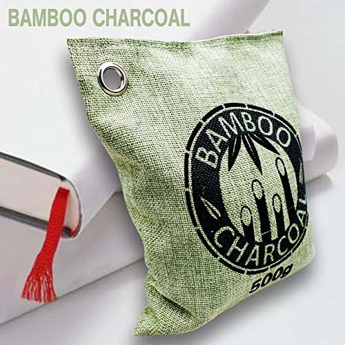 500G Green Natural Activated Charcoal Deodorizer Bags for Cars, Closets, Bathrooms, Pet Areas, Home. Odor Eliminators for Captures, Eliminates Odors and Air Purifying.
