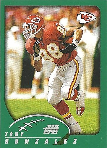 2002 TOPPS TONY GONZALEZ FOOTBALL CARD 9 FREE SHIPPING At Amazon s 2002 TOPPS TONY GONZALEZ FOOTBALL CARD 9 FREE SHIPPING At Amazon s