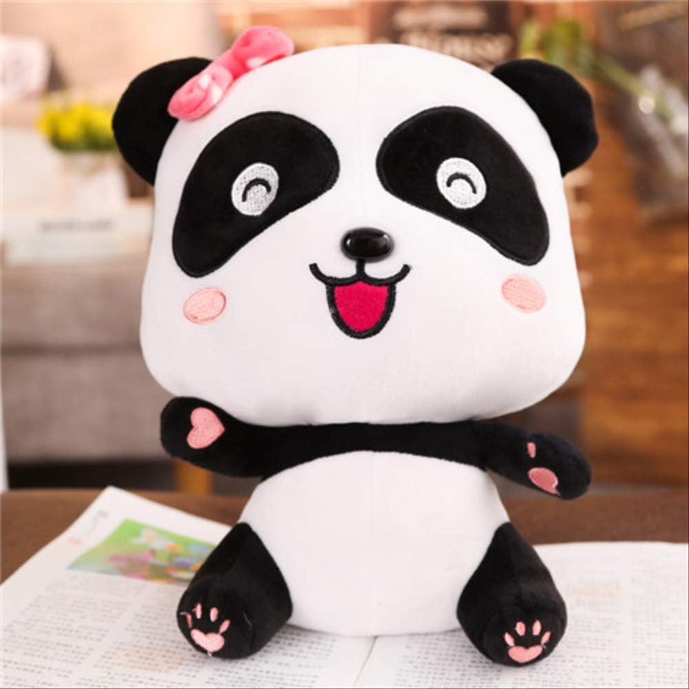 FRWE 22/35/50cm BabyBus Cute Panda Plush Toys Hobbies Cartoon Animal Stuffed Toy Dolls for Children Kids Baby Birthday pink50cm