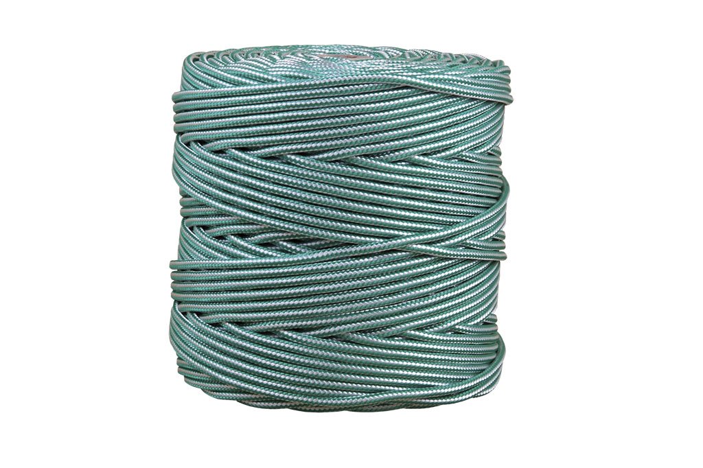 Twisted Polypropylene Cord 5Mm 200M White/Green