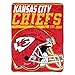 Northwest NFL Kansas City Chiefs Unisex-Adult Micro Raschel Throw Blanket, 46