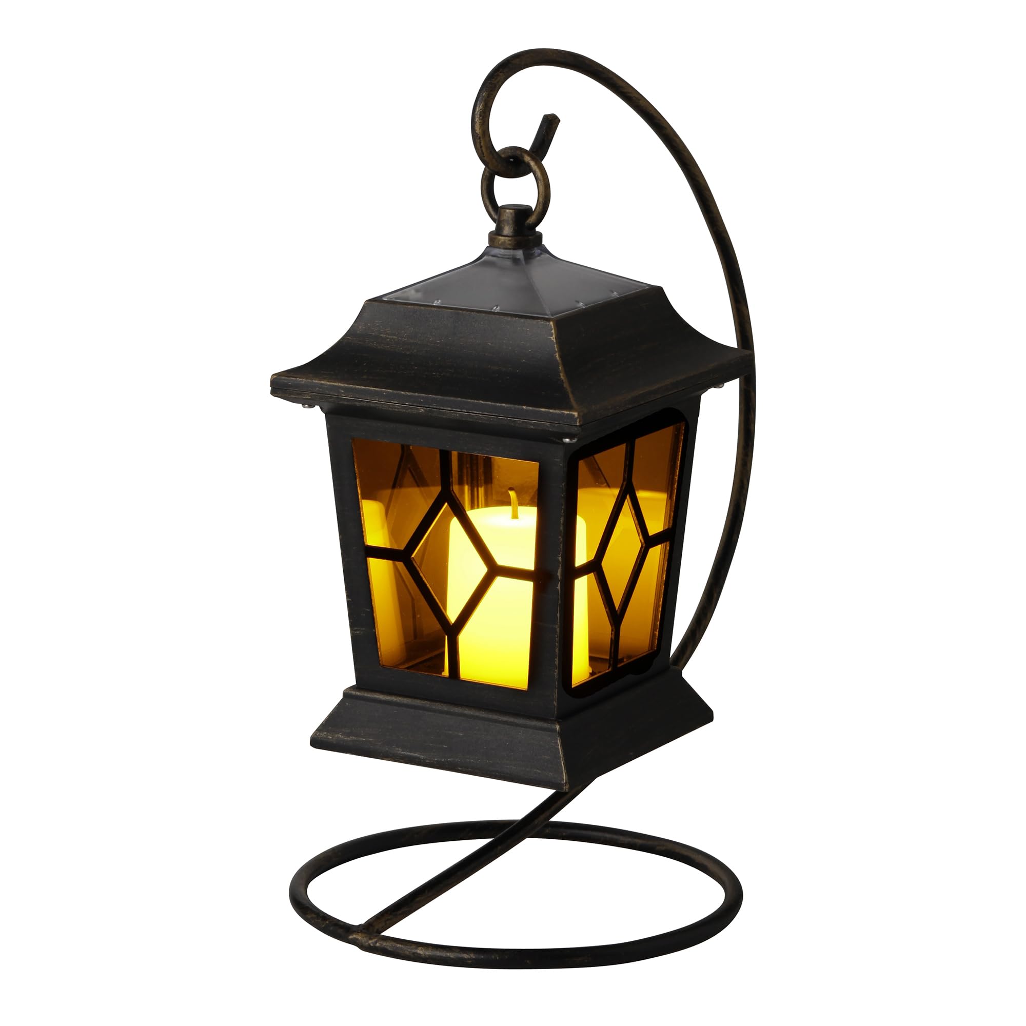 タカショー ゴルト ランタンソーラーライト ブラック商品画像