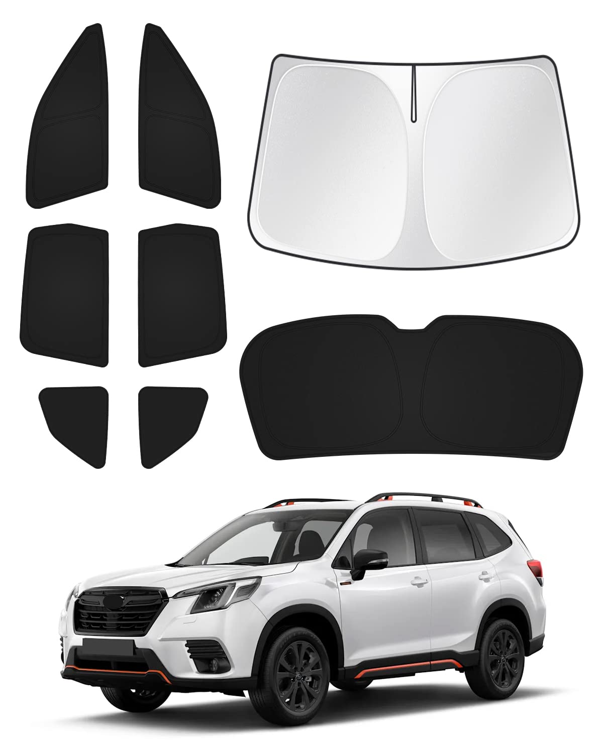 thumbnail image 2 of Windshield Snow Cover For Subaru Forester 1997-2025 2026 SGP, All 2 of 7