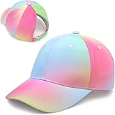 Olreco Girls Baseball Hat Ponytail Hat for Kids Baseball Hats Toddler Ball Cap Kids Trucker Hats for Girls Cap Toddler Caps