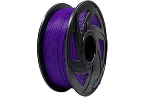 Voxelab 3D Printer Filament, 1.75mm PLA Pro (PLA+) Filament, Dimensional Accuracy +/- 0.02 mm, 3D Printing Material 1kg/ Spool, Compatible with FDM 3D Printer/Pen (Purple)
