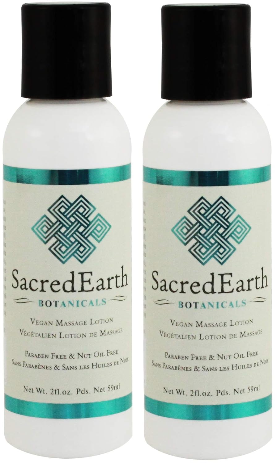 Sacred Earth Botanicals Massage Lotion 2oz (2-Pack) : Beauty