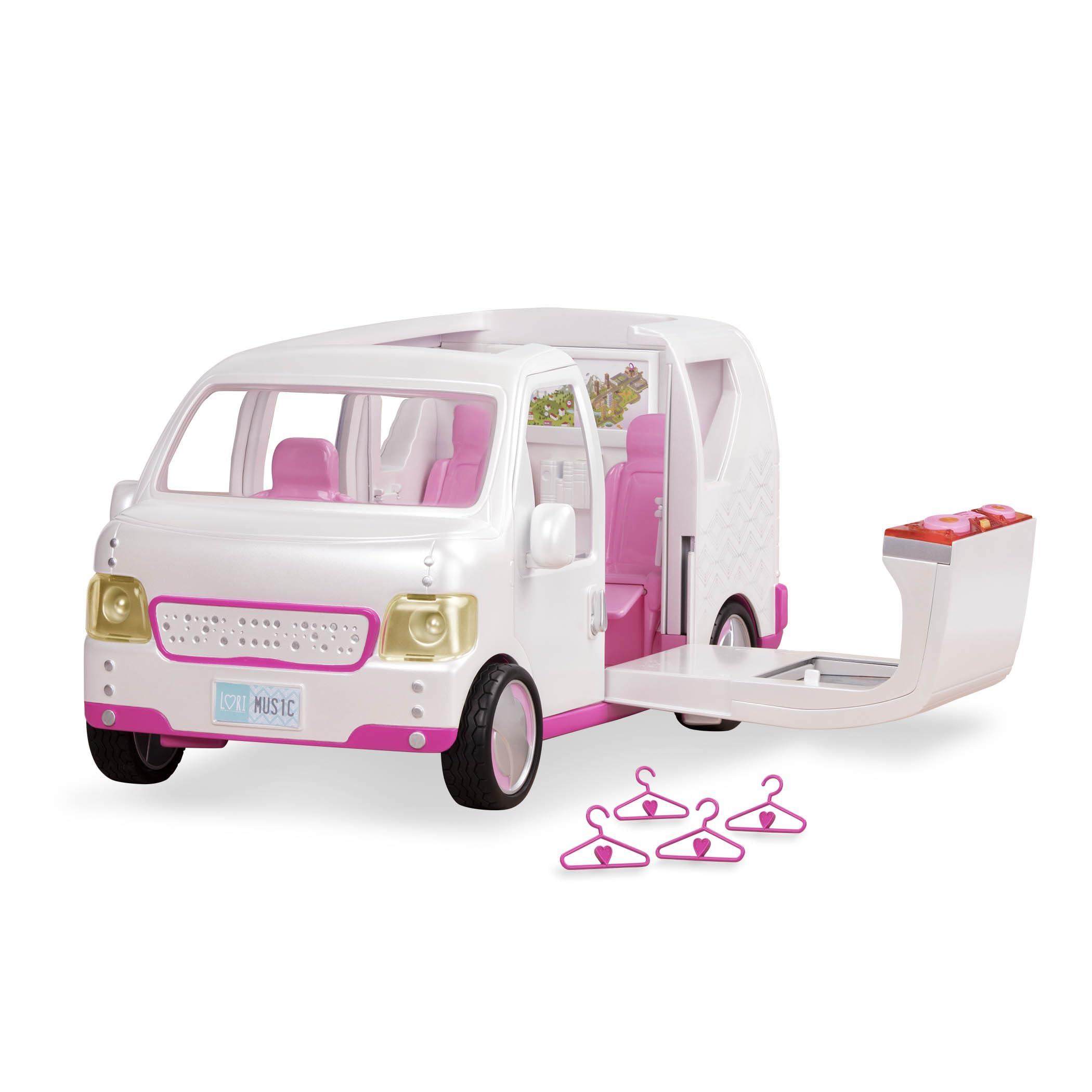 Lori – Vehicle for Mini Dolls – Large Car for 6-Inch Dolls – Music Booth & Wardrobe – Sounds & Lights – 3+ Years– Sweet Escape Luxury SUV