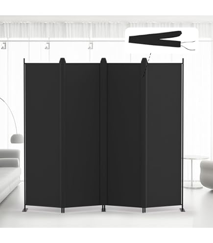 Kokorona パーテーション 間仕切り 6連 Amazon.com: Kokorona 6 Panel Room Divider, 6FT Tall Rolling