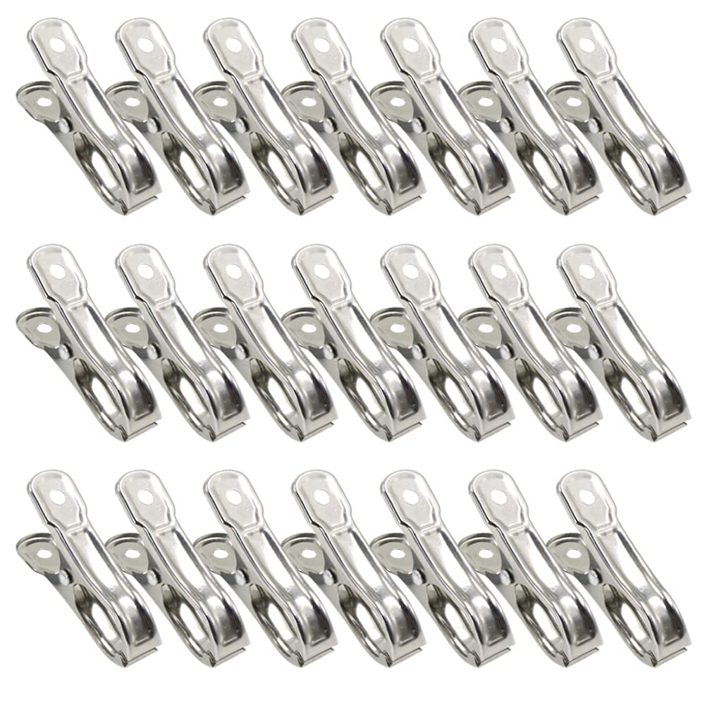 40-Piece Stainless Steel Greenhouse Clamps - Garden & Greenhouse Clips for Fixing Netting, Cover Film & Cloth