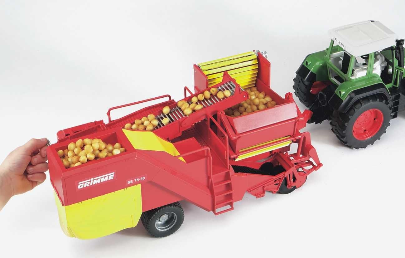 Bruder Grimme SE 75-30 Potato Digger, Multicoloured, 180mm x 500mm x 190mm - Image 5