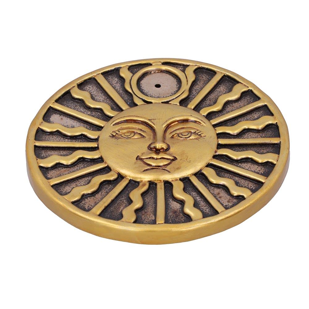 Nemesis Now Solar Spirit Incense Burner (Set of 4) 11cm, Gold