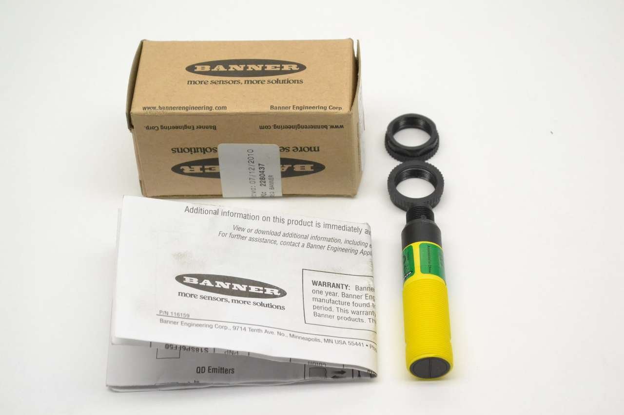 Banner S18sp6dlq Ez Beam Photoelectric Proximity S18 10 30v Dc