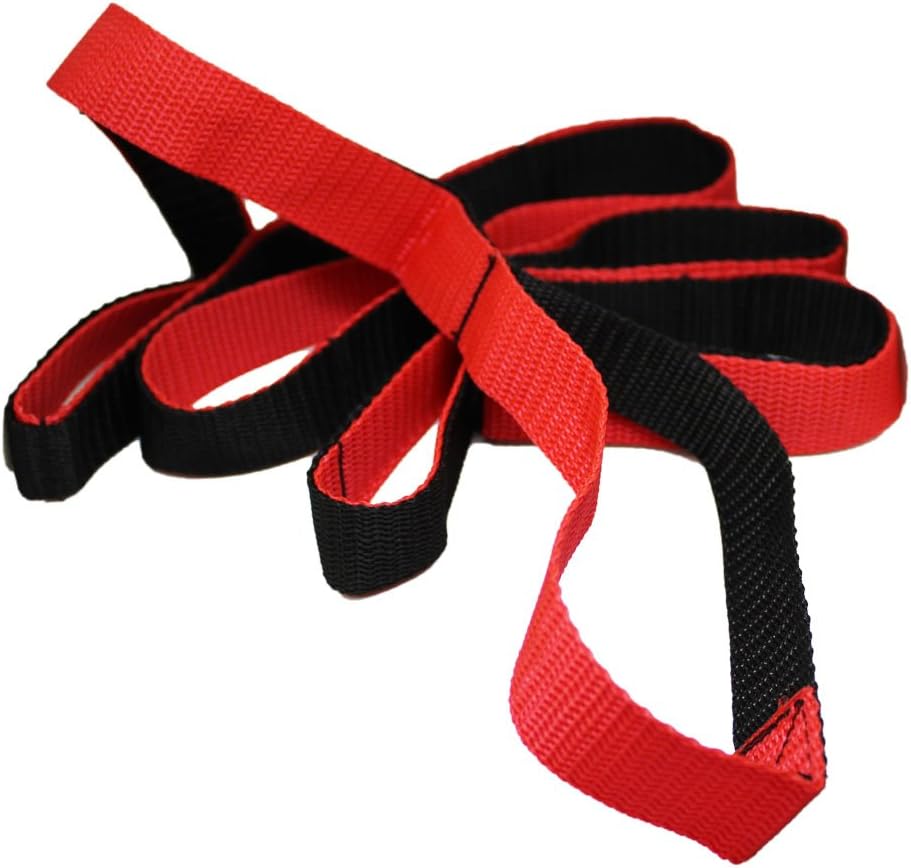 Yoga Stretch Strap Belt Flexibility Stretch Straps with 8 Loops, Ideal for Yoga Dance, Physical Therapy Rehab