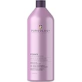 Pureology Hydrate Shampoo - For Dry or Color Treated Hair, Moisturizing Shampoo For Hydration & Softness, With Rose Extract & Green Tea, Vegan & Sulfate-Free
