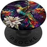Multicolor Cute Hummingbird PopSockets Adhesive PopGrip