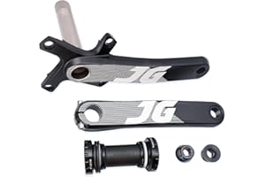 JGbike Mountain Bike Crankset Square Taper 68-73 BB 170mm 104 BCD with Chainring & Bolts for MTB BMX Road Bicyle,Compatible with Shimano,SRAM,FSA, Gaint