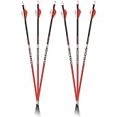 Carbon Express Maxima RED .300 Arrows 6-Pack - Red/Black