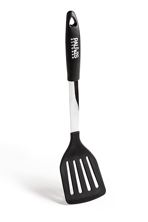 Paulis Kitchen Pfannenwender Silikon/Edelstahl in schwarz