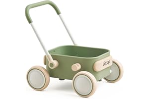 Kidpop PULA 2-in-1 Push and Pull-Along Wagon, Baby Push Walker for First Learner from 7 Month to 4 Year, One Year Birthday Gi