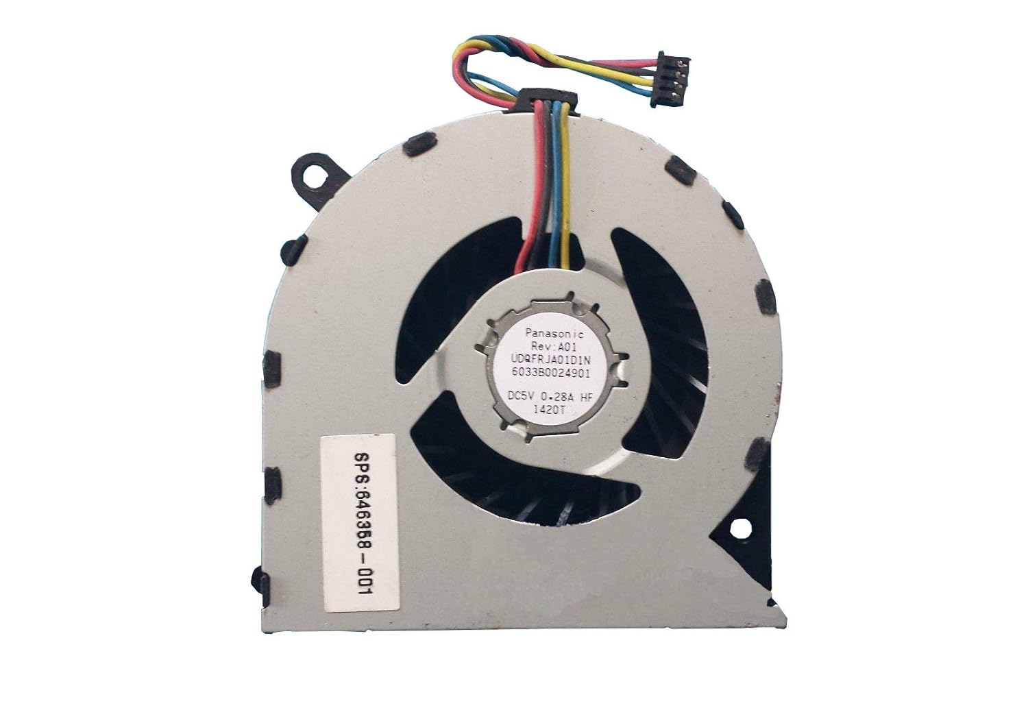 Z-one Fan Replacement for HP Probook 4330s 4331s 4430s 4431s 4435s 4436s Series CPU Cooling Fan 646358-001 4-Wires 4-Pins