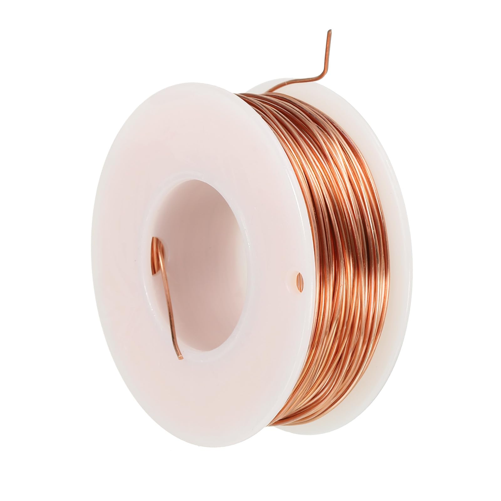 PATIKIL 131 Feet Solid Bare Copper Wire, 22 Gauge 99.9% Pure Copper Wire 0.7mm Soft Beading Wire Metal Plant Stem Ties for Jewelry Craft (40m)