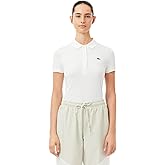 Lacoste Womens L.12.d Short Sleeve Slim Fit Green Croc Polo