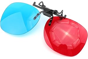 Othmro Red-Blue 3D Glasses Filter Paper Resin Lens 3D Movie Game-Extra Upgrade Style1pcs