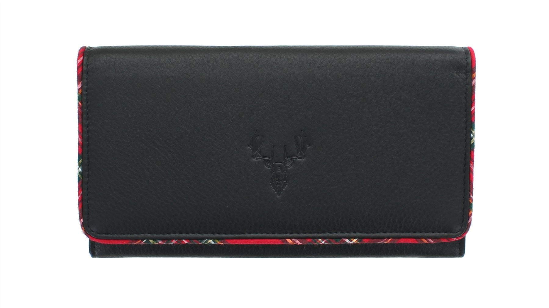 Mala Braemar Range Leather Purse RFID 3448_7 Black