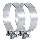 Vitonsbay 3.5 Inch Exhaust Clamp,3 1/2 Inch Narrow