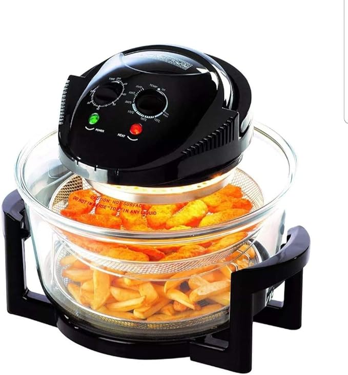 Trendi Deluxe 17L 1300W Halogen Air Fryer with an Extension Ring 60min