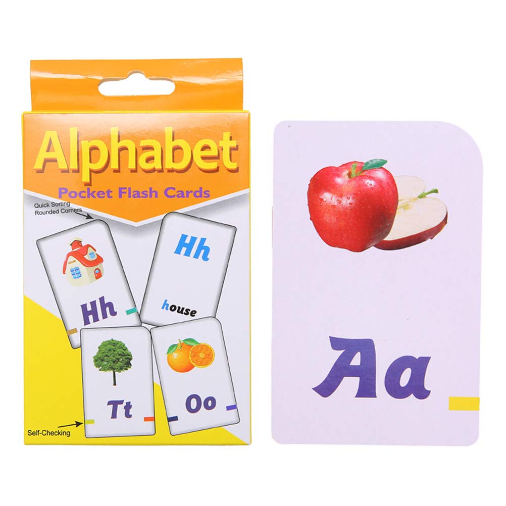 Alphabet And Number Stobok 2 Sets Of Educational Flash Cards English Card Set For Toddler Kids Children Early Learning Educational Toys Ecog Toys Games