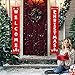 HB-life Merry Christmas Banner,Welcome Christmas Porch Sign for Christmas Decoration Outdoor Indoor, Christmas Banner Red Xmas Decor Banners for Home Decor
